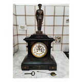 Antiguo Reloj De Mesa Frances J.martin Marmol Soneria