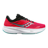 Zapatillas Saucony Mujer Ride 16 Running Original Ros/ngo