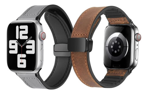 Correa Leather Magnetic Para Iwatch | Pulsos/banda 38 A 49mm