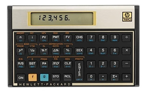 Calculadora Financeira Hp 12c Gold Original 