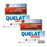 Pack X2 Quelat Defense 30 Capsulas Vegetales Sabor Sin Sabor