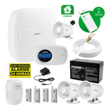 Kit Alarme Intelbras Amt 2018e C/ Sensores E 3 Sirenes