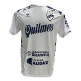 Camiseta De Quilmes Titular 2024 Hummel Blanca