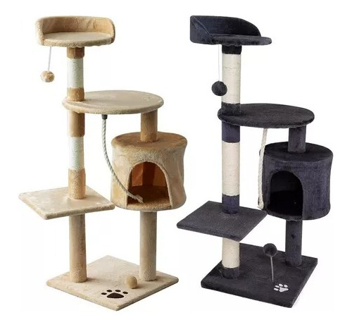 Rascador Tipo Árbol Para Gatos (4 Niveles)