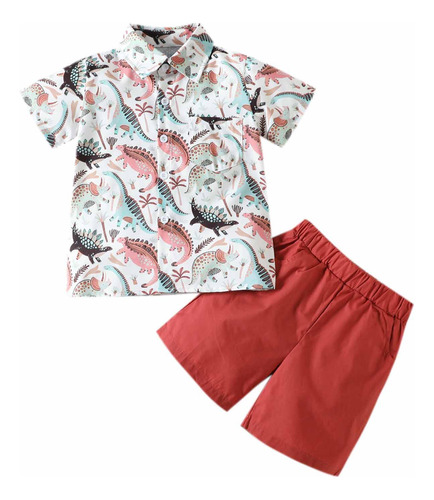 Shorts De Lapela De Manga Curta K Baby Suit Summer Wear Para