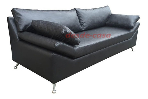 Sillon Sofa 3 Tres Cuerpos 2,10m Eco Cuero Talampaya Premium