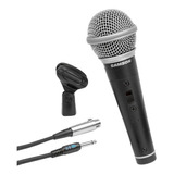 Microfono Profesional Samson Dinamico Cardioide Cable