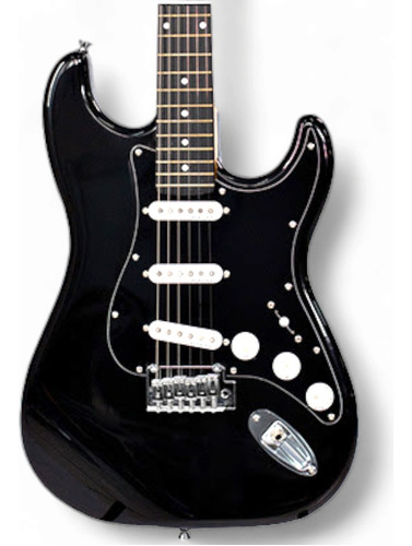 Guitarra Elétrica Stratocaster S Premium Phx Preta St-1 Alv