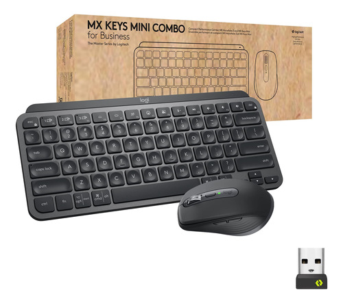 Mini Combo Logitech Mx Keys Empresas, Compacto, Teclado Y
