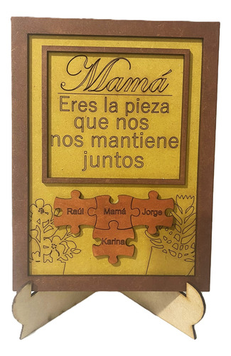 Regalo Dia De Las Madres Economico Mdf Personalizado Y Unico