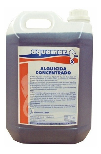 Alguicida Aquamar X 5 Litro Para Pileta