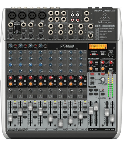 Behringer Qx1622usb Interfaz Mixer Consola Usb 16 Canales