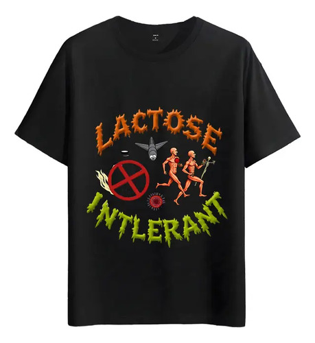 Tshirt Muscle Freaks Lactose Estilo Intolerancia Digestivo