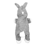 Ropa Traje Para Perro Conejo Color Gris Talla 0 Lindo Tierno