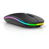 Mouse Bluetooth Sem Fio Wireless Led Rgb Recarregável 2.4ghz