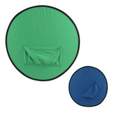 Pantalla Azul Y Verde 2 En 1, Plegable, Portátil