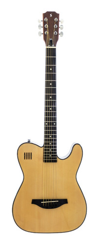 Stagg Ew3000c Guitarra Electro Acustica ¼ Cuerpo Macizo