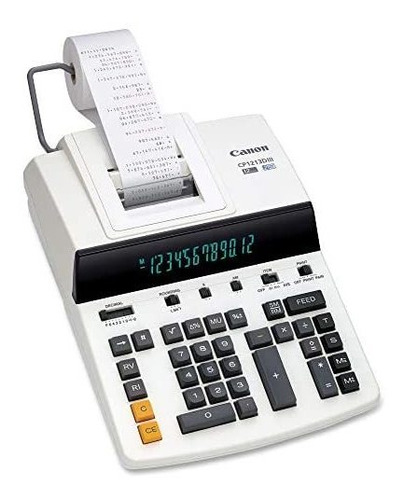 Calculadora Canon Impresora De 12 Teclas 6 X11 X17  -blanco