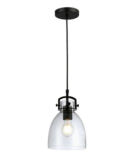 Lámpara De Techo Moderna Socket E27 42 W Negro 125 V Calux