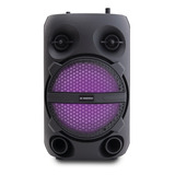 Parlante Portátil Daewoo 900 W Luces Led Rgb Radio Fm Y Usb