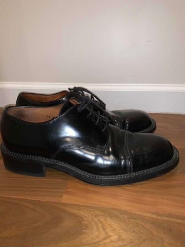 Zapato Cuero Negro De Vestir Talle 12us 45 Banana Republic