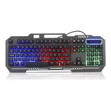 Teclado Gamer Abnt2 Iluminado Semi-mecânico Jogos Oferta