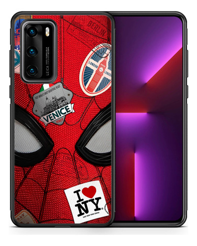 Funda Huawei Honor 9a Spiderman Lejos De Casa Tpu Uso Rudo