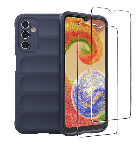 Rudo Uso Funda Silicona Carcasa Case For Samsung + 2 Mica