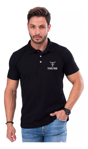 Camiseta Gola Polo Country Masculino Camisa Top 1