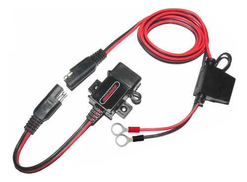 Motopower Mpa Kit De Puerto Usb Para Motocicleta De 3.1 Amp.