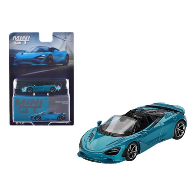 Mini GT McLaren 750S Spider Belize Blue Escala 1:64 TSM Model | Meses sin interés