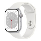 Apple Watch Series 8 Mp6q3ll/a Silver Aluminium 45mm Gps