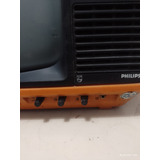 Antiguo Televisor Portátiles Philips 