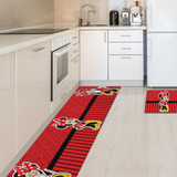 Kit Cozinha Jogo 2 Pçs Minnie Mouse Vermelho Disney Med Espe