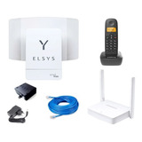 Kit Internet Rural Amplimax4g + Tel S/fio Id+ Rot + Cabo 30m