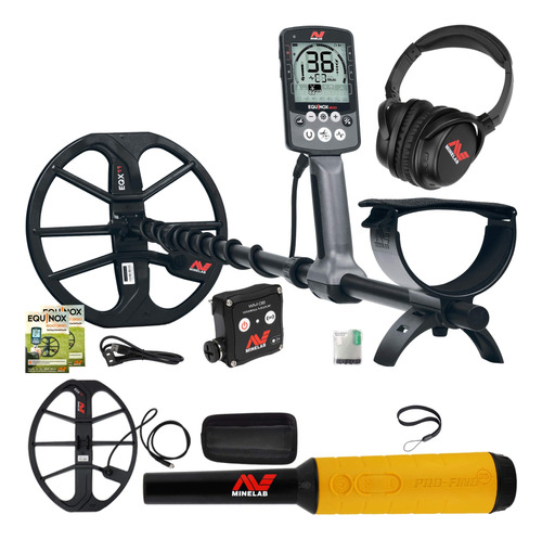 Minelab Detector De Metales Equinox 800 Con Bobina De 15 Y .