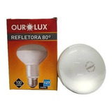  Kit 2 Lâmpadas Refletora 80° 100w 127v 2700k - Ourolux