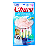 Churu Snack Cremoso Para Gatos Sabor Atún/ostión 14g