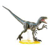 Jurassic World Toys World Velociraptor Blue Figura De Accion