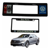 Portaplacas Tipo Europeo Volkswagen Azul Jetta, Vento