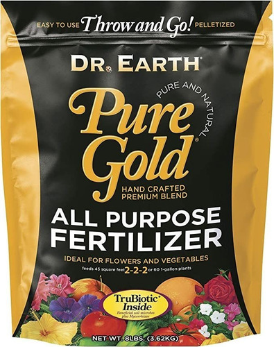 Dr. Tierra Oro Puro Multiusos Fertilizante 9 lb