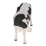 Modelo Animal De Simulación Sólida De Vaca De Plástico Vívid