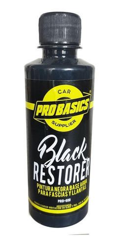 Probasics Black Restorer Resturador De Plasticos Negro 250ml
