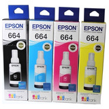 Kit Tinta Original Epson L121 L395 T644 L555 L375 L380 L390