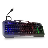 Teclado Gamer Cable Usb - Luces Rgb Pc