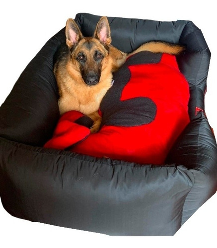 Cama Para Perro Con Almohadon Grande Xl 