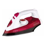 Plancha A Vapor Black+decker Irx5300 Trueglide Color Blanco Y Rojo Con Suela Antiadherente 220v