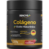 Colágeno Renove + Ácido Hialurônico - Pote 216g - Suplemento