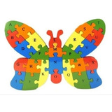 Set 2 Rompecabeza Puzzles Abc Y Nros. En Madera Para Niños