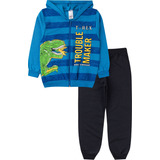 Kit 3 Conjunto Blusa Moletom Calça Infantil Masculino Menino